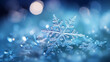 © Katrin_Primak - Large photo of snowflakes, winter theme
