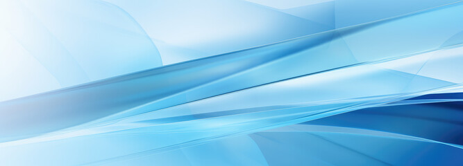 Poster - Wide blue curve gradient technology sci-fi material background