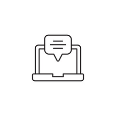 Communication icon design with white background stock illustration