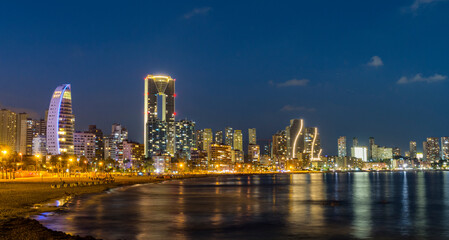 Canvas Print - Benidorm, mar Mediterráneo