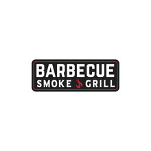 Vintage Barbecue Smoke Grill Badge Logo Vector Illustration. For Printing, Stickers, Labels, Restaurant Logos