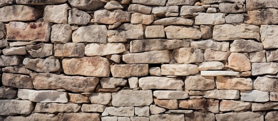 Aufkleber - Ancient stone wall background