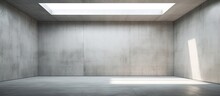 An Architectural Background Featuring An Abstract Interior Design In A Concrete Room
