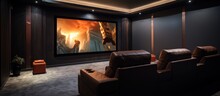 Home Theater Screen In Apartment