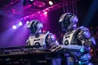 Robot musicians played their first performance. AI generated