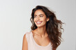 © Tetiana - Generative IA portrait of amazing perfect beauty glad woman happily smiling over background