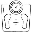Hand drawn Scale icon