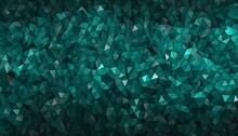 Many Small Green Triangles On A Vibrant Background