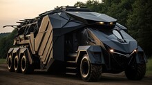 Futuristic Armored Truck