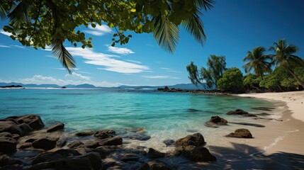 Wall Mural - Thailand, beach, masterpiece, ultra high definition, realistic, clear sharp focus,