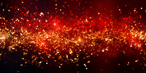 Wall Mural - abstract festive glitter shiny background, ai generated
