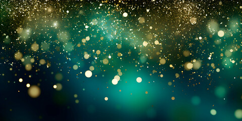 Wall Mural - abstract festive glitter shiny background, ai generated