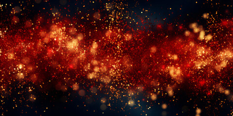Wall Mural - abstract festive glitter shiny background, ai generated