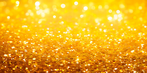 Wall Mural - abstract festive glitter shiny background, ai generated