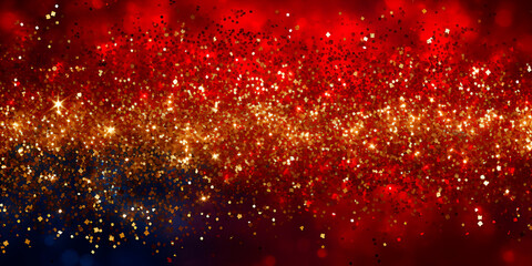 Wall Mural - abstract festive glitter shiny background, ai generated