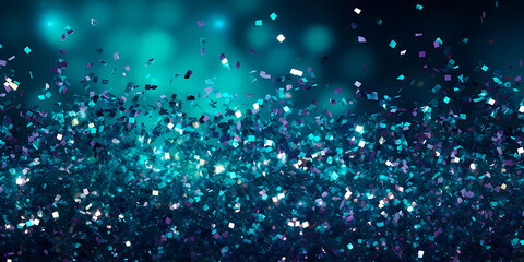 Wall Mural - abstract festive glitter shiny background, ai generated