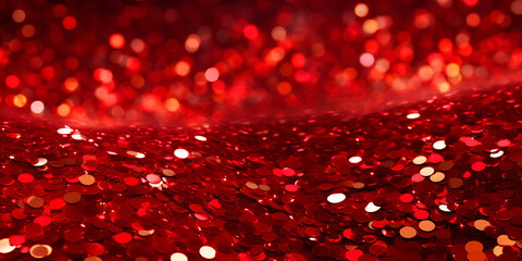 Wall Mural - abstract festive glitter shiny background, ai generated