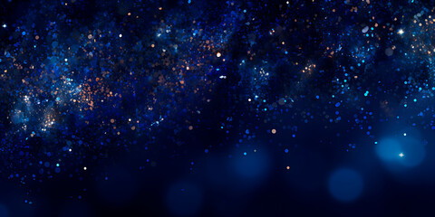Wall Mural - abstract festive glitter shiny background, ai generated