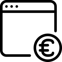 Money exchange payment icon symbol vector image. Illustration of the dollar currency coin graphic design image
