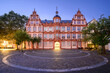 View of the Gutenberg Museum in Mainz at Dusk, Germany