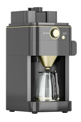 Poster - Coffeemaker, coffee machine. 3D rendering isolated on transparent background