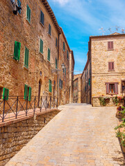 Canvas Print - Volterra town in Tuscany Italy