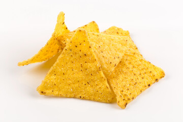 Wall Mural - Salted corn snack nachos chips