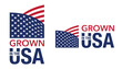 © Dmitry Kovalchuk - Grown in the USA sticker for labeling