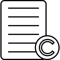 Poster - Copyright Icon