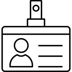 Sticker - Id Card Icon