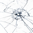 © MagicArtStock - Broken cracks glass fracture effect texture isolated PNG easy to use