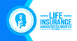© Neelrong - September is Life Insurance Awareness Month background template. Holiday concept. background, banner, placard, card, and poster design template with text inscription and standard color. vector
