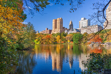 Central Park During Autumn In New York City