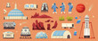 © Macrovector - Mars Colonization Icon Set