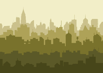 Wall Mural - Morning City Skyline