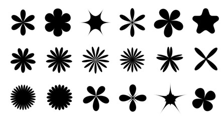 Pucker and  Bloat Shapes - Abstract Flower shape