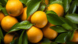 lots of fresh mandarins (Generative AI)