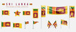 © Rehmat - Sri Lanka flag, flat design of flags collection