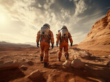 landing astronauts on mars