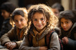 © Sebastian - Education for Refugee Children. Highlight initiatives ensuring education for displaced youth. Generative Ai.