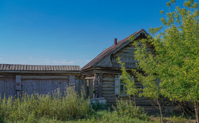 Poster - old wooden house