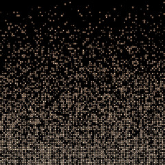Poster - Appealing geometric matrix background in peach colors. Stylish square vector illustration.