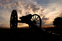 Sunset Canon At Gettysburg