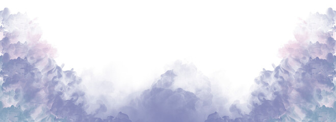 Wall Mural - color smoke transparent background