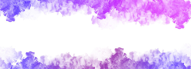 Wall Mural - color smoke transparent background