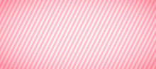 Candy Color Diagonal Lines Seamless Pattern. Light Pink Stripes Background With Radial Shades. Abstract Pastel Swatch Design Template For Fabric, Textile, Wrapping Paper, Banner. Vector Wallpaper