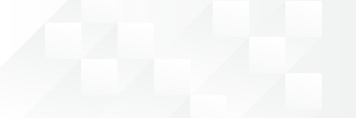 Abstract white Geometric banner design background.
