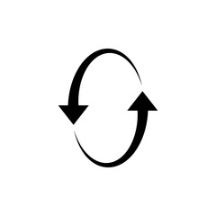 Switch Arrow Icon. Shuffle Symbol – Vector.                        