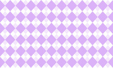 Seamless Geometric Pattern With Stripes, Two Tone Purple Diamond Checkerboard Repeat Pattern, Replete Image, Design For Fabric Printing