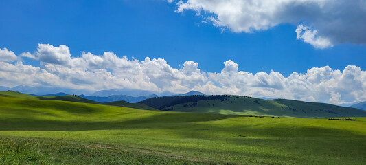 landscape with clouds